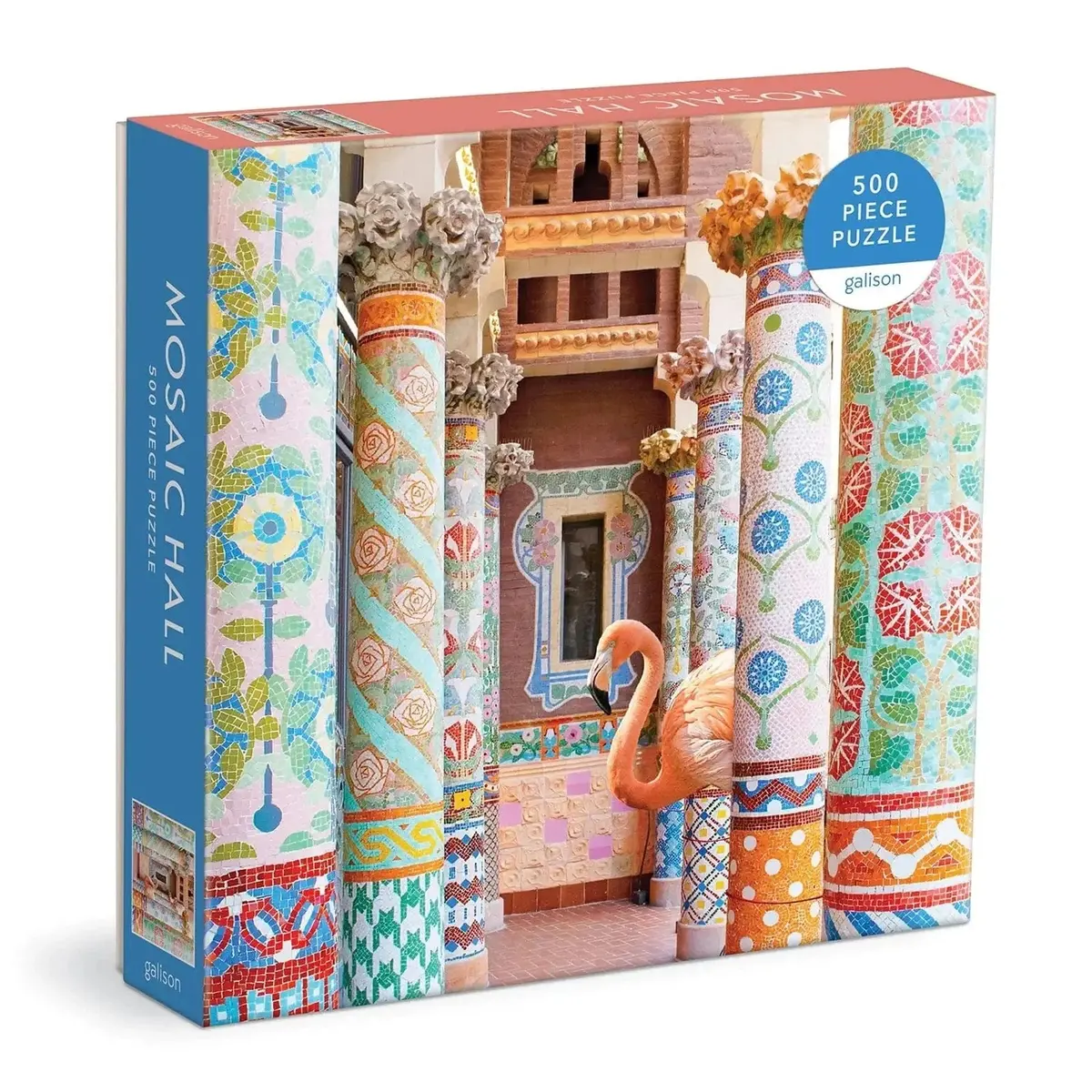 Mosaic Hall Jigsaw Puzzle Flamingo Barcelona Spain 500 Pieces 1