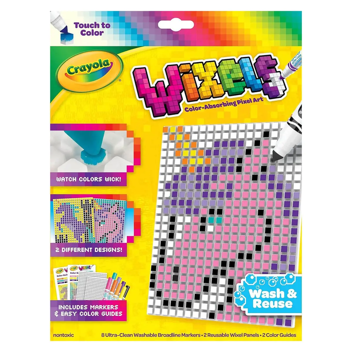 Crayola Wixels Unicorns Colour Absorbing Pixel Art 2 Pictures 1
