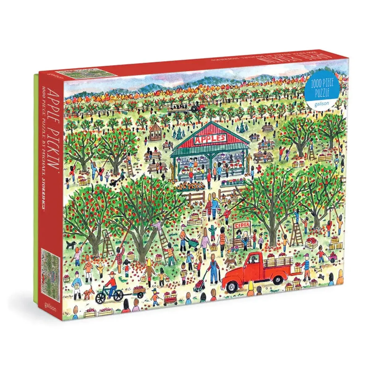 Apple Pickin Jigsaw Puzzle Orchard Harvest Image 1000 Pieces 1