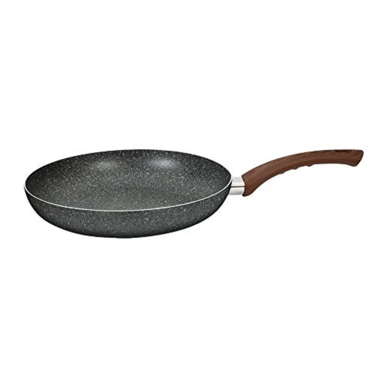 Blaumann Aluminium Frying Pan Marble Coating Dark Grey Size 28Cm 1