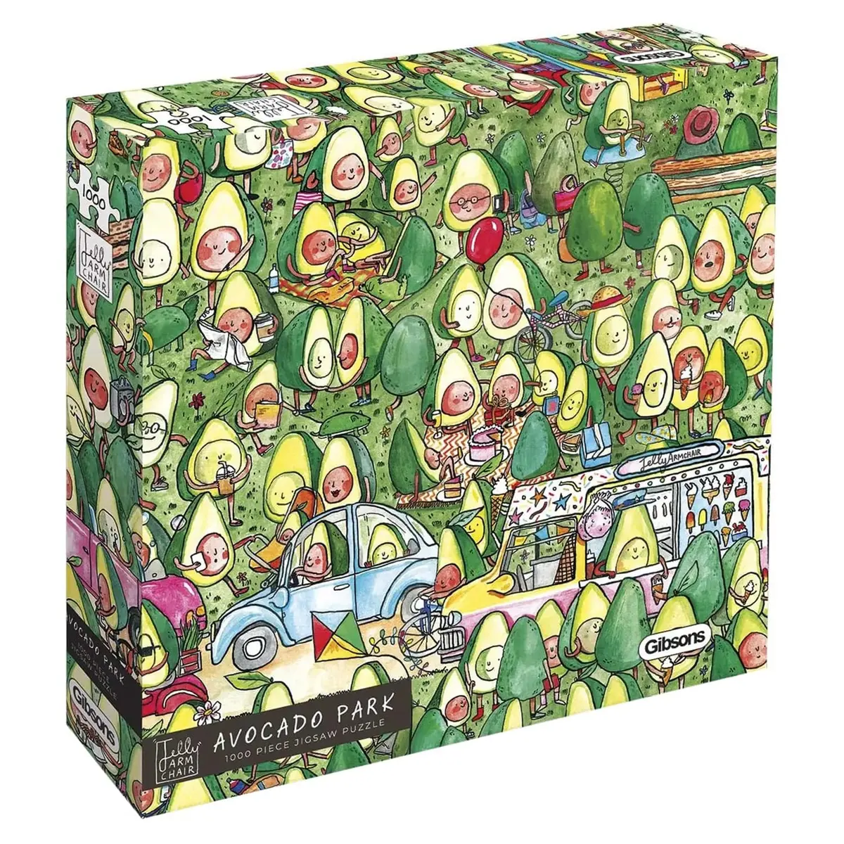 Avocado Park Jigsaw Puzzle Funny Picture Gibsons 1000 Pieces 1