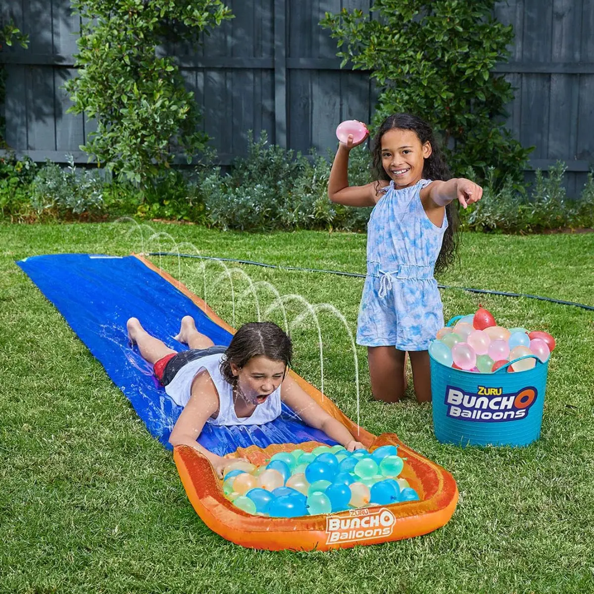 Zuru 4.8M Water Slide Wipeout 100 Water Balloons Outdoor Play 1
