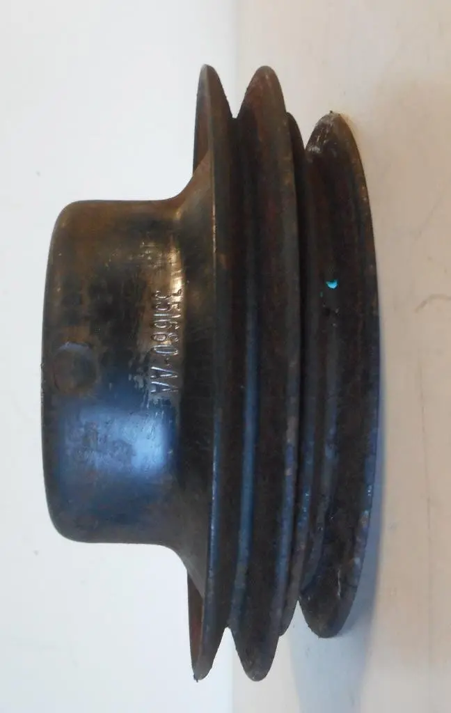Fan Pulley, 2 Groove, Ac Used 69-75 Chevy 1