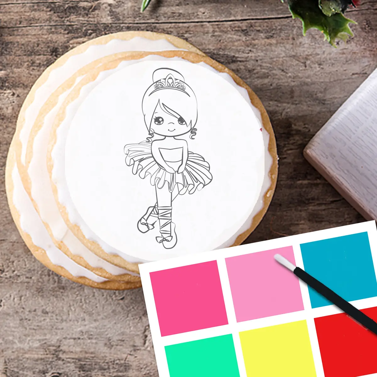 Ballerina Dance Pre-Cut Pyo Cookie Toppers 1