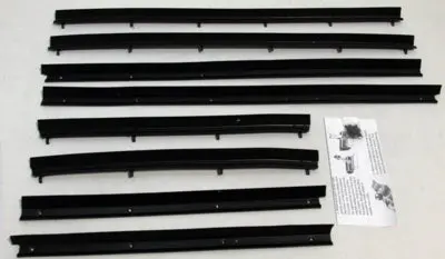 Window Felts ,4 Door, 8 Pcs, New 73-9 Nova X-Body, 1