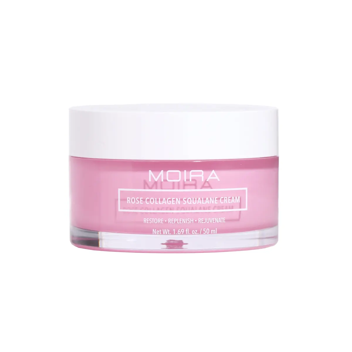Crema Facial Hidratante Colágeno, Escualeno Y Rosa - Moira 1