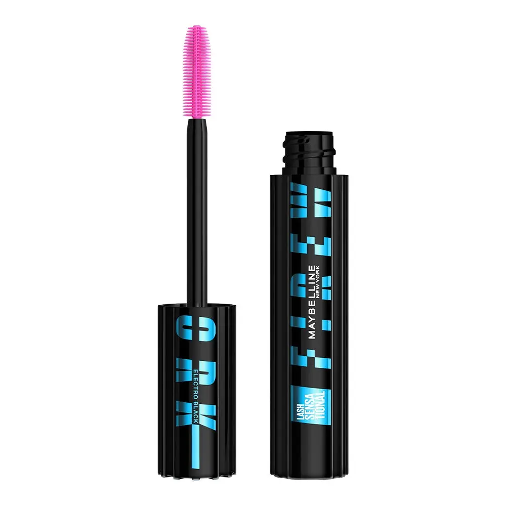 Mascara Para Pestañas Waterproof Firework Electro Black - Maybelline 1
