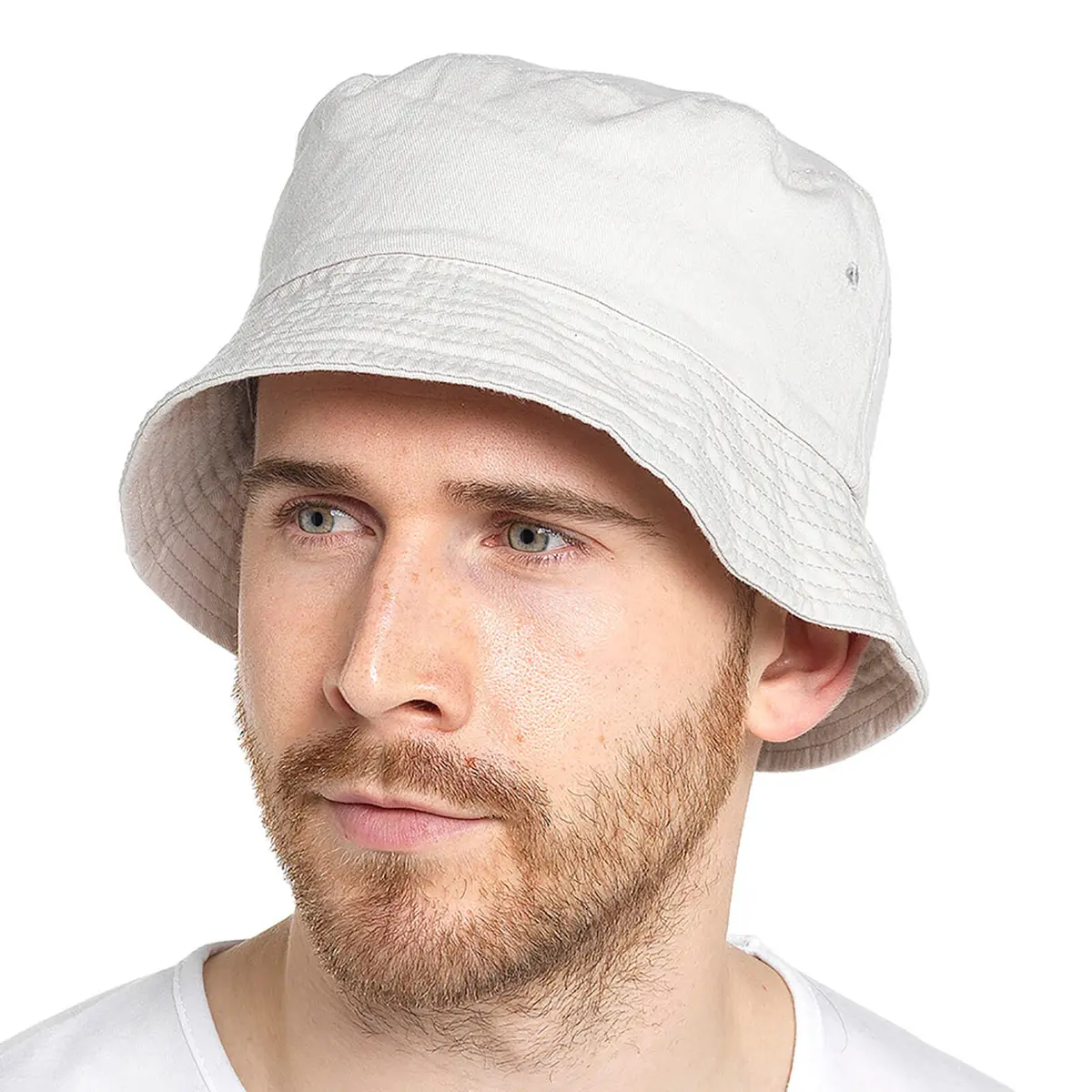 Mens Bucket Hat 100% Cotton Summer Holiday Festival Retro 80S 1