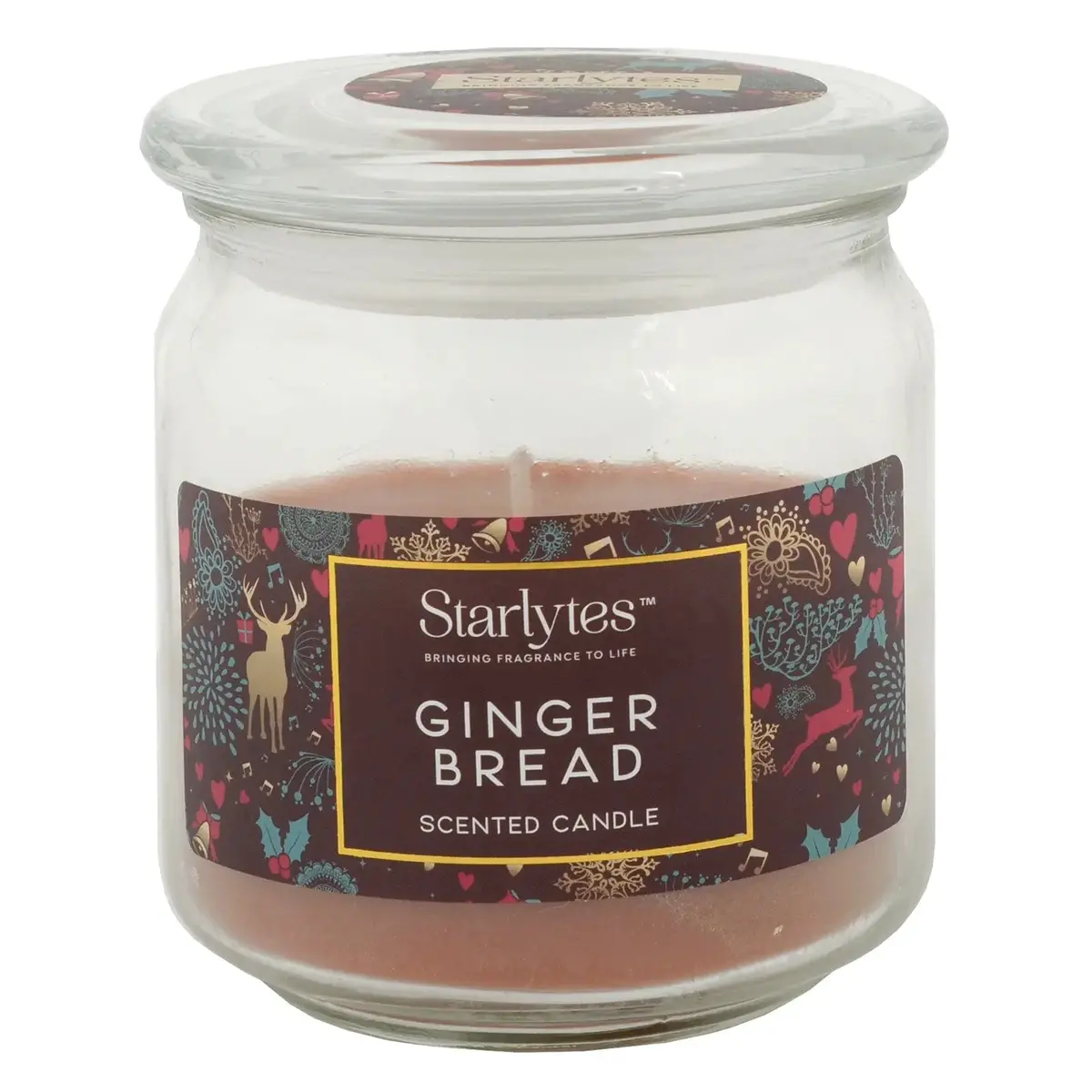 Starlytes Christmas Scented Candle Glass Jar With Lid 227G 1
