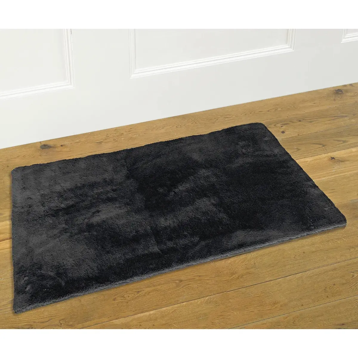 Luxury Faux Fur Rug Super Soft Warm Grey Fluffy Area Mat 1