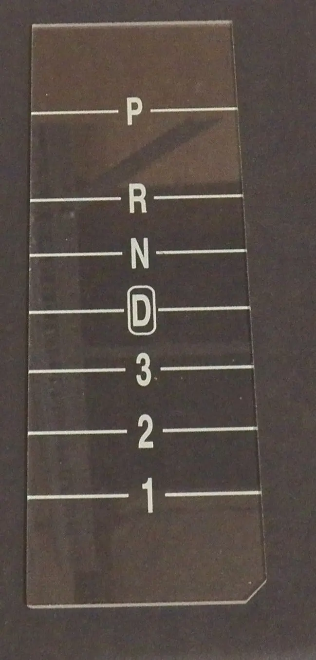 Console Dial Lens, 4 Speed Auto, 68- 72 Chevelle 1
