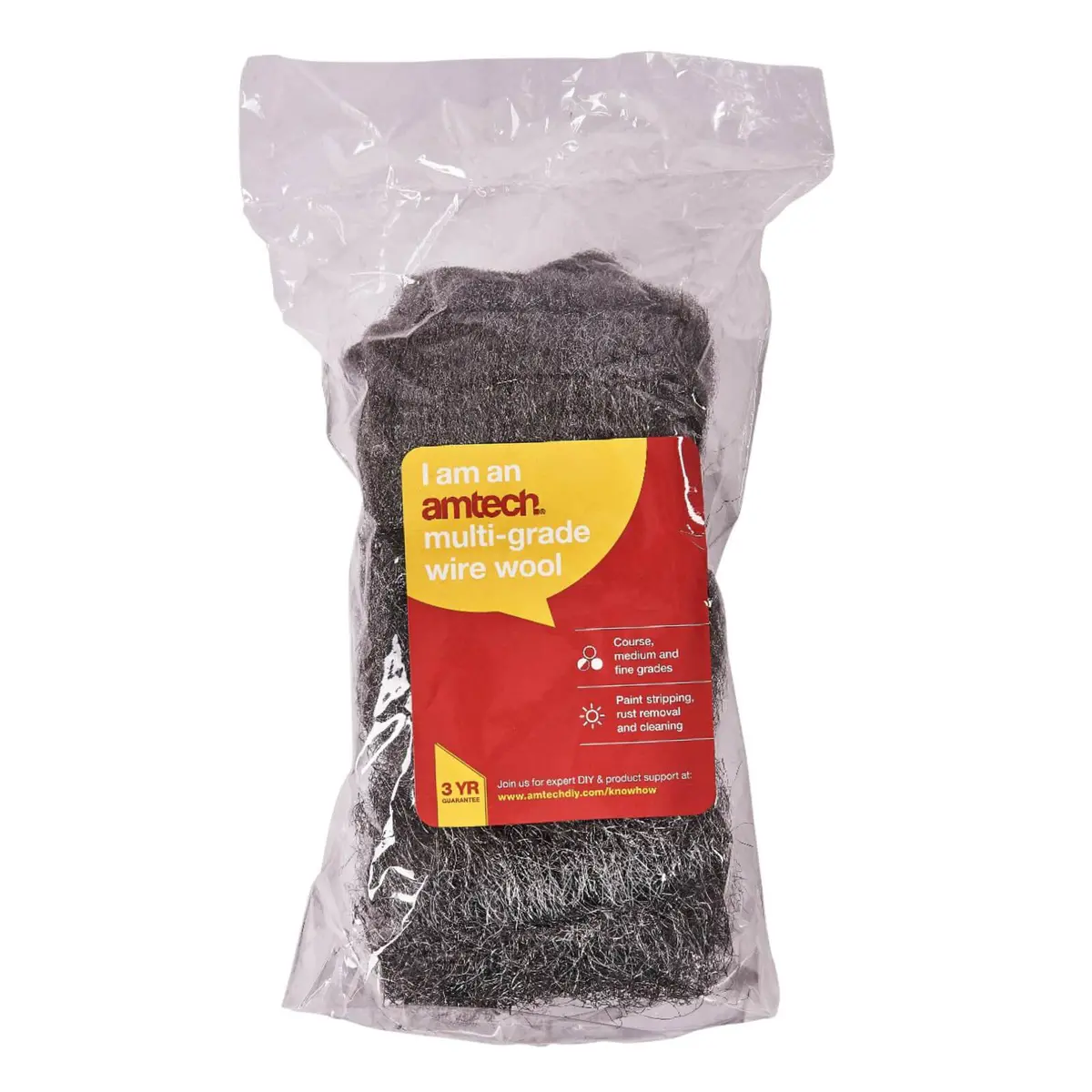 Amtech Multi-Grade Wire Wool Coarse Medium Fine 1