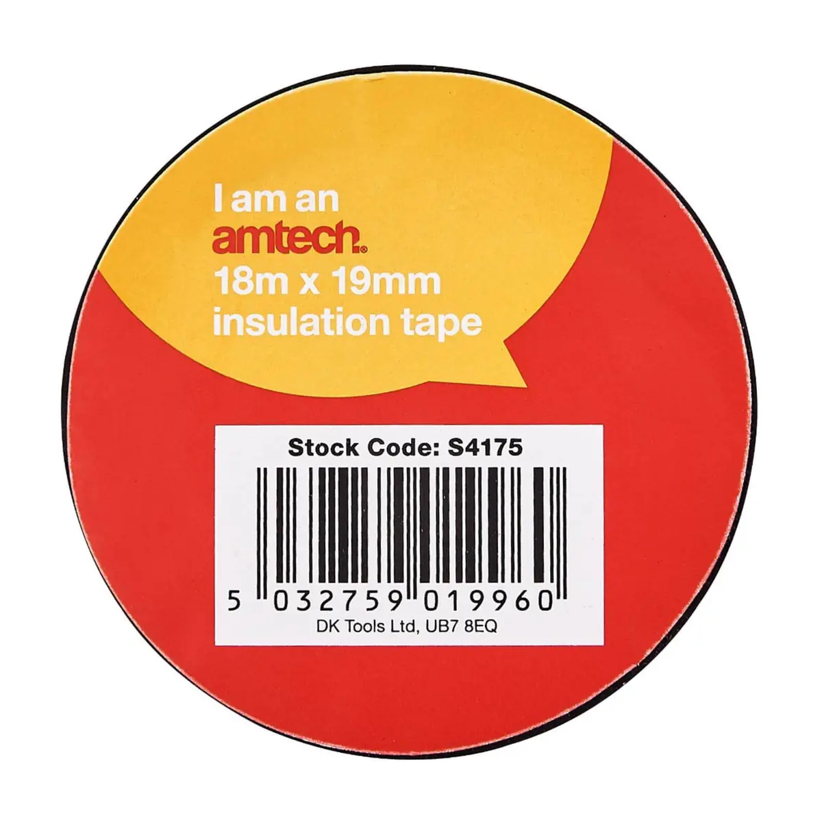 Amtech Insulation Tape Black 18M X 19Mm 1