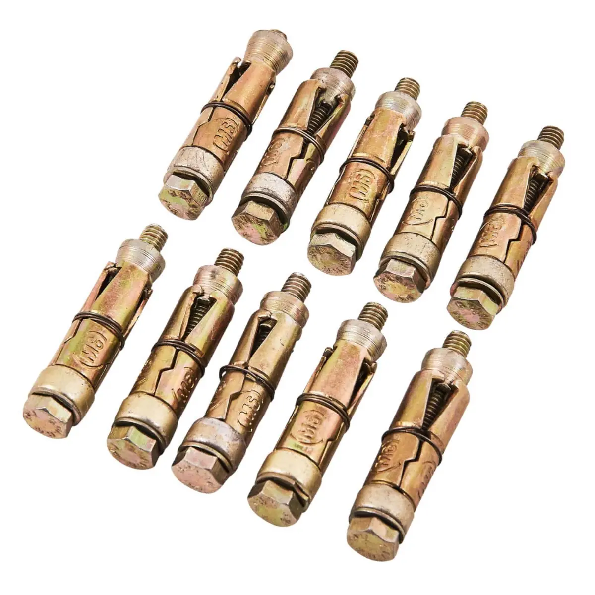Amtech 10 Piece M6x50mm Expansion Bolt Set 1