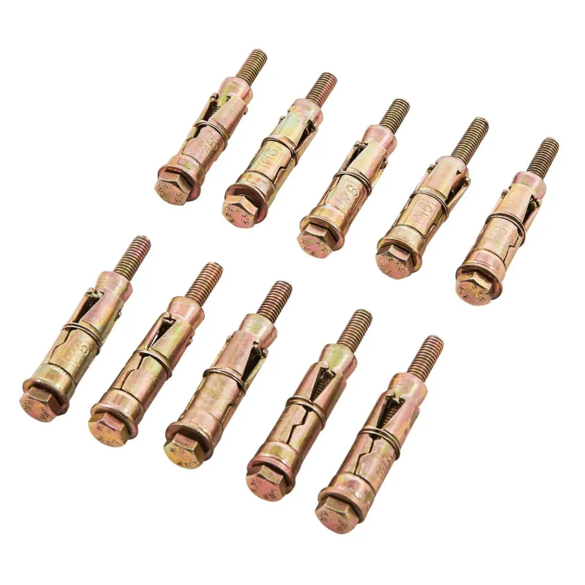Amtech 10 Piece M6 X 60Mm Expansion Bolt Set Heavy Duty 1