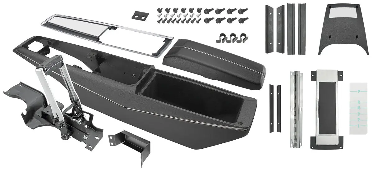 Console & Shifter Assembly, Automatic, New, 68-72 Chevelle 1