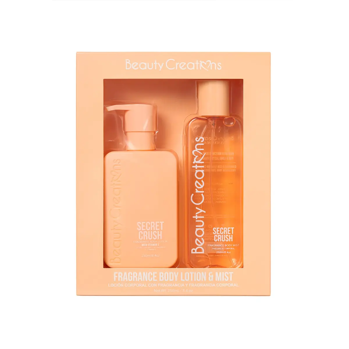Set Body Mist Y Crema Corporal Secret Crush - Beauty Creations 1