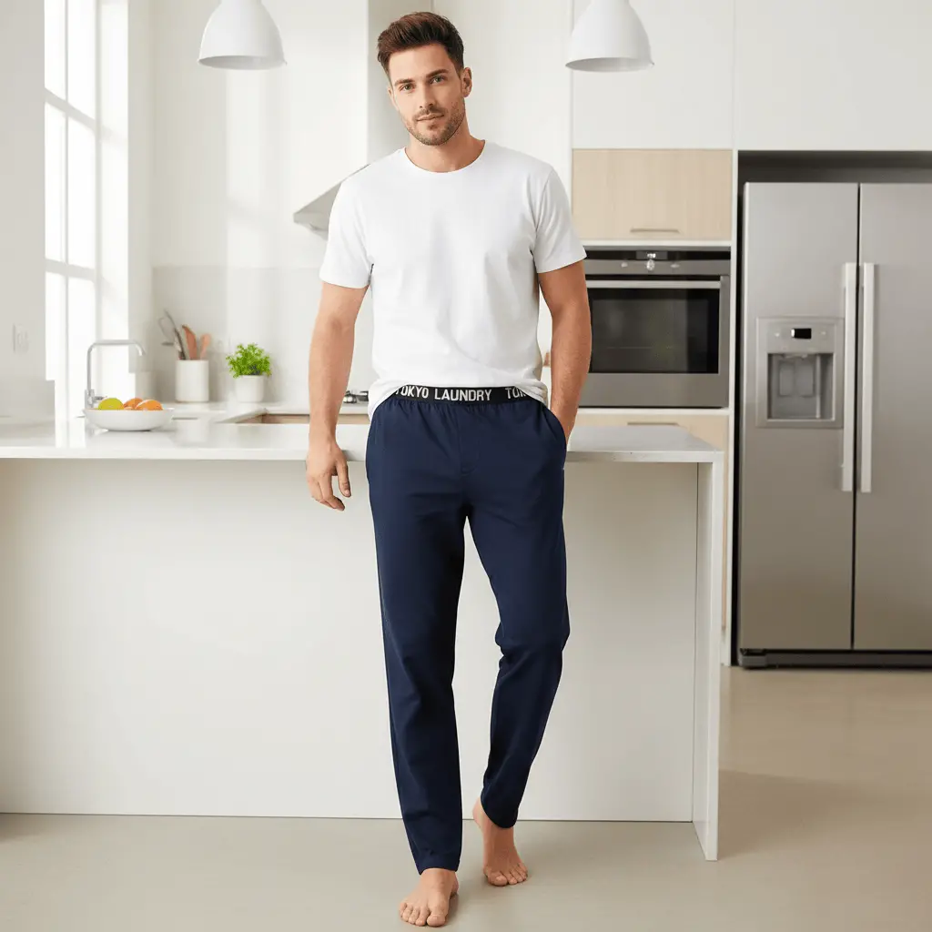 Mens Tokyo Laundry Lounge Pants Pyjama Bottoms 1