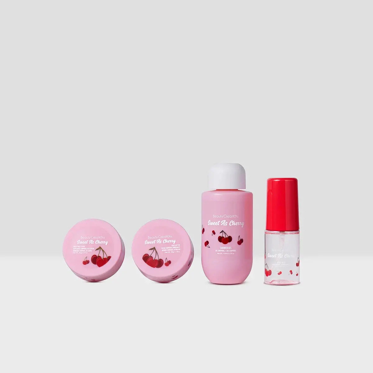 Sweet As Cherry Travel Set Cuidado Del Cuerpo - Beauty Creations 2