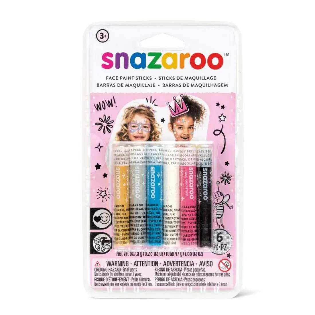 Snazaroo Face Painting Makeup Sticks Girls Boys Halloween 3