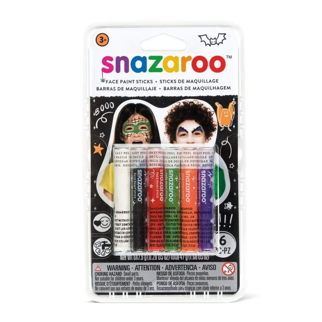 Snazaroo Face Painting Makeup Sticks Girls Boys Halloween 4