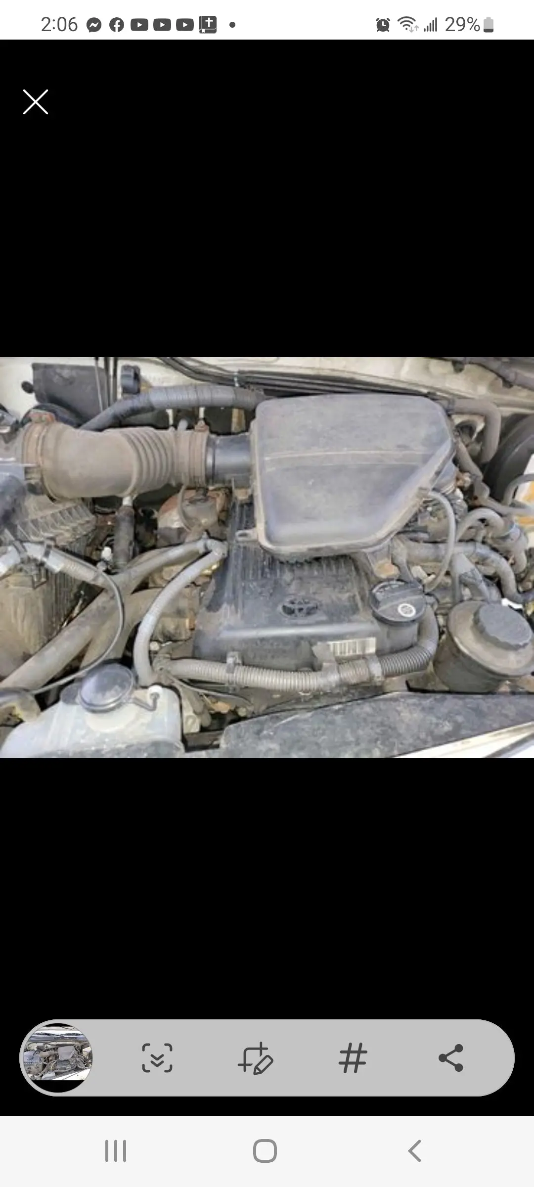 05 06 - 14 Toyota Tacoma 2.7 Vin X 5Th Digit Motor 2Trfe Engine 143K Oem 1