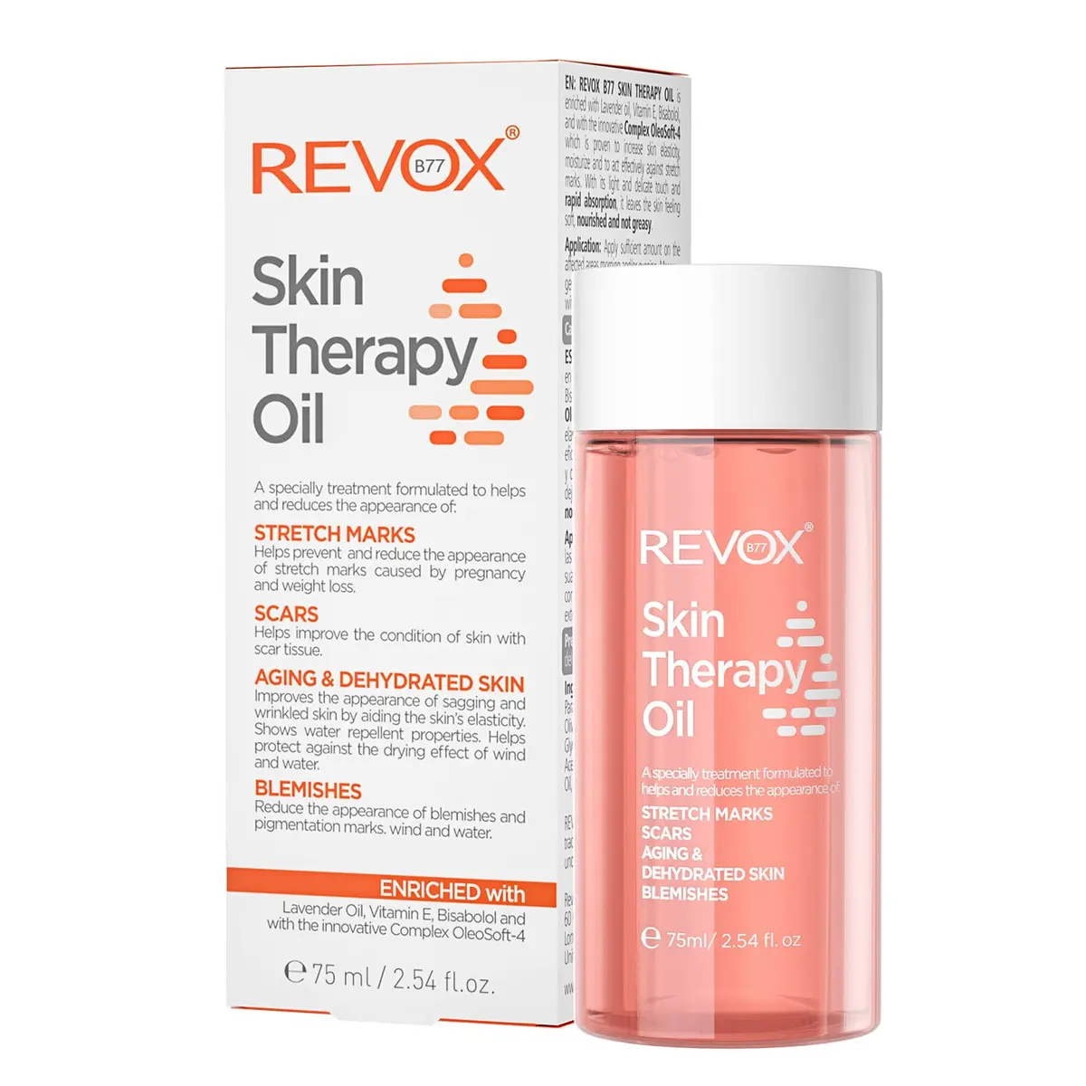 Aceite Para Estrías, Cicatrices, Manchas Skin Therapy Oil - Outlet Revox B77 1