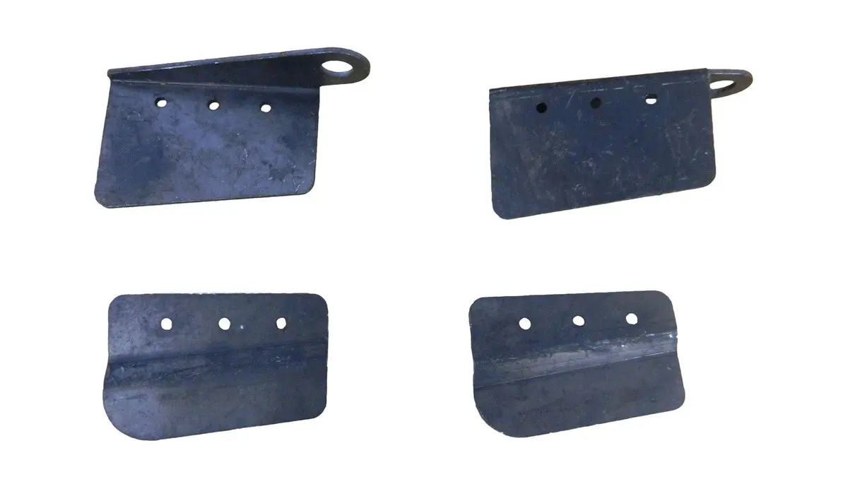 Rear Window Brackets Set ,New 71-75 B-Body Eldo 1