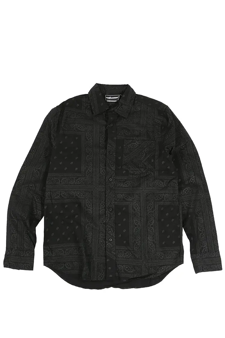 Paisley Ls Button-Up 1