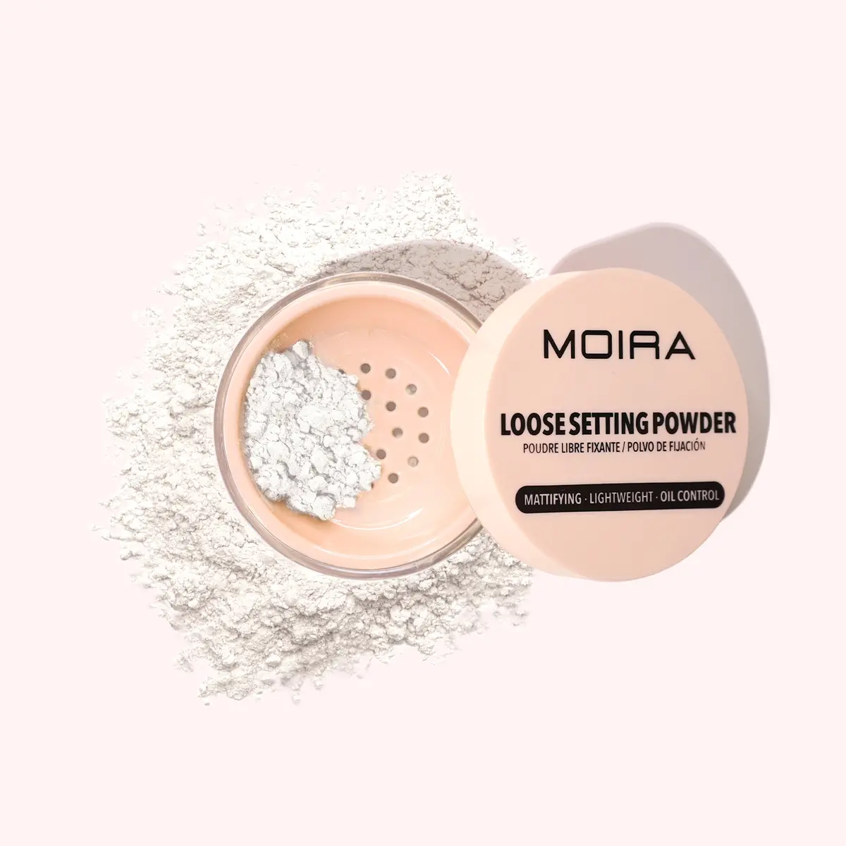Polvo Fijador  Loose Setting Powder 007 Blanco Tráslucido - Moira 1