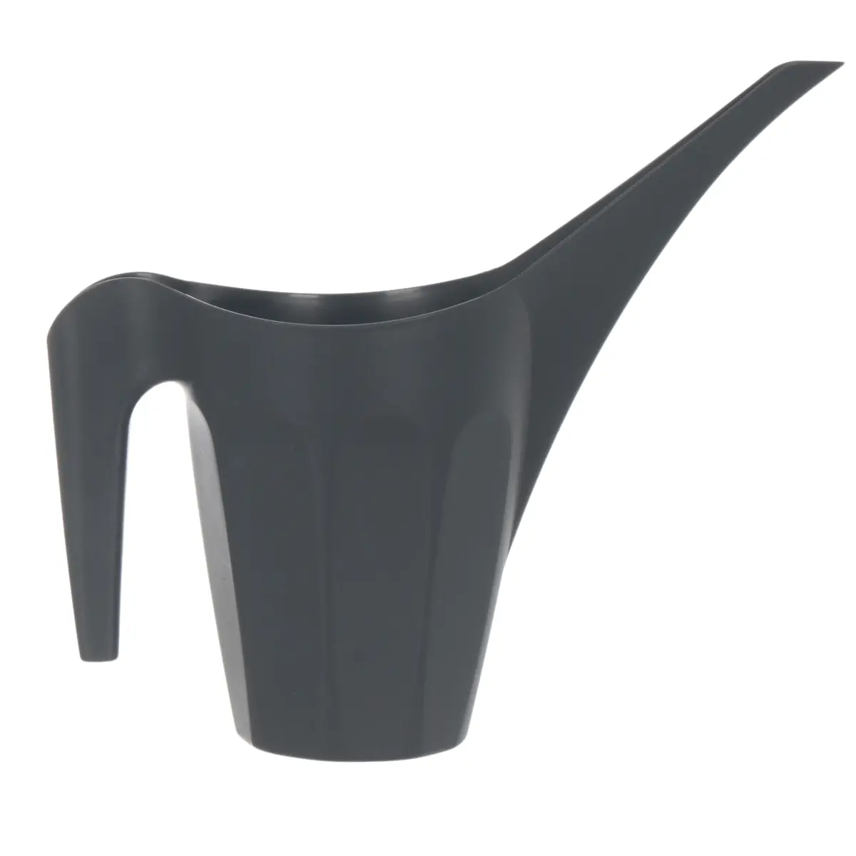 Small 1L Indoor Watering Can Plastic No Spill Spout Handle Grey 1