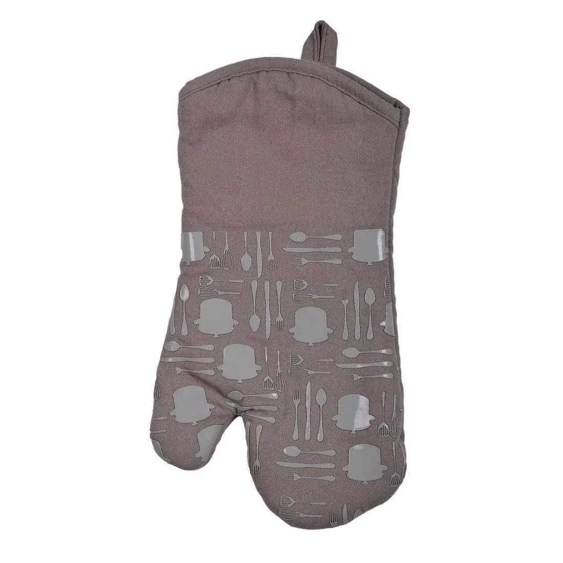 Neoprene Oven Glove Gauntlet Kitchen Heat Resistant Silicone 1