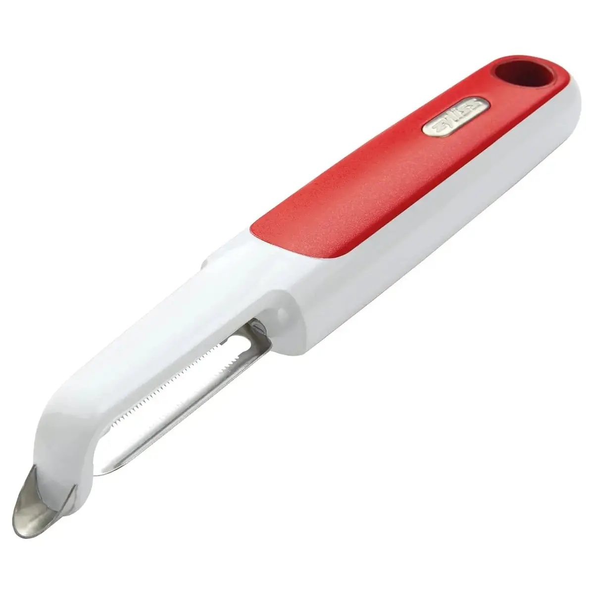 Zyliss Soft Skin Vertical Peeler Fruit Vegetable Serrated Blade 1