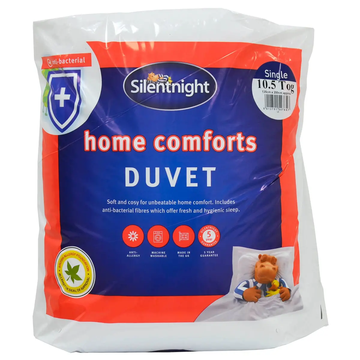 Silentnight Home Comforts Duvet Anti-Bacterial 10.5 Tog 1