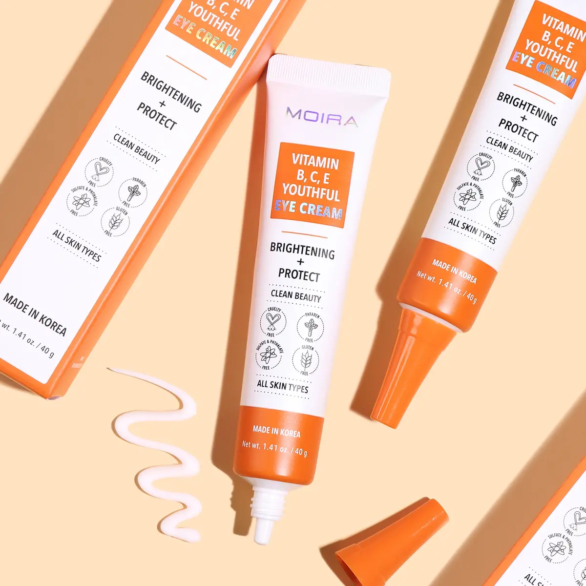 Crema Revitalizante Para Ojos Vitamina B, C Y E - Moira 1
