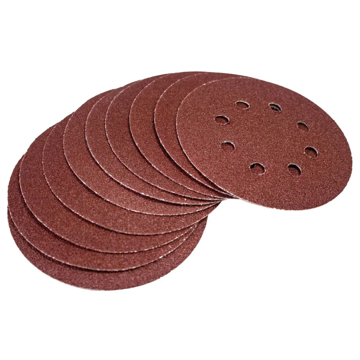 Amtech 125Mm 10 Piece Circular Sanding Sheet Set 1