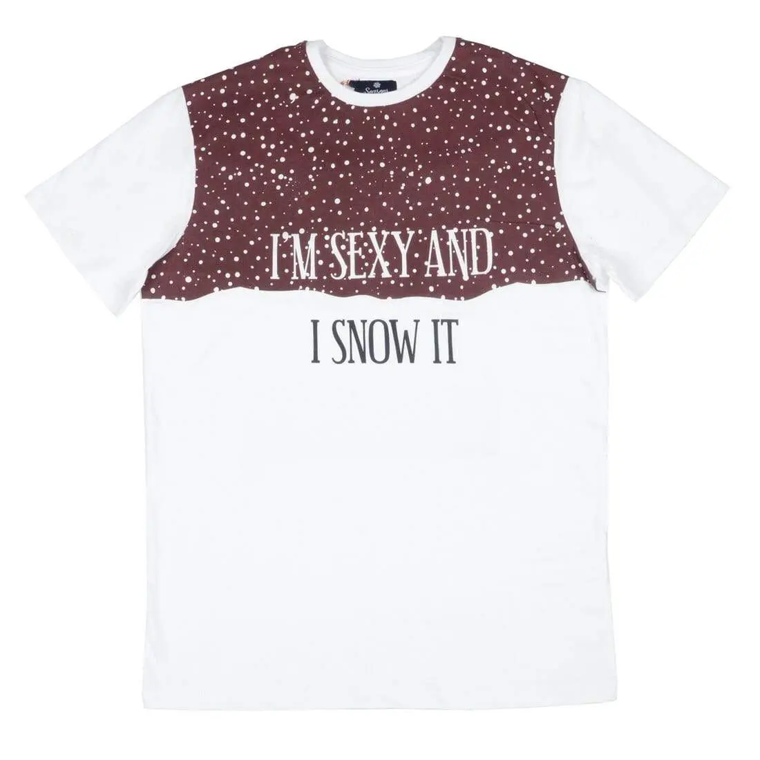 Mens Sexy And I Snow It Red Christmas T-Shirt Fun Xmas Top 1