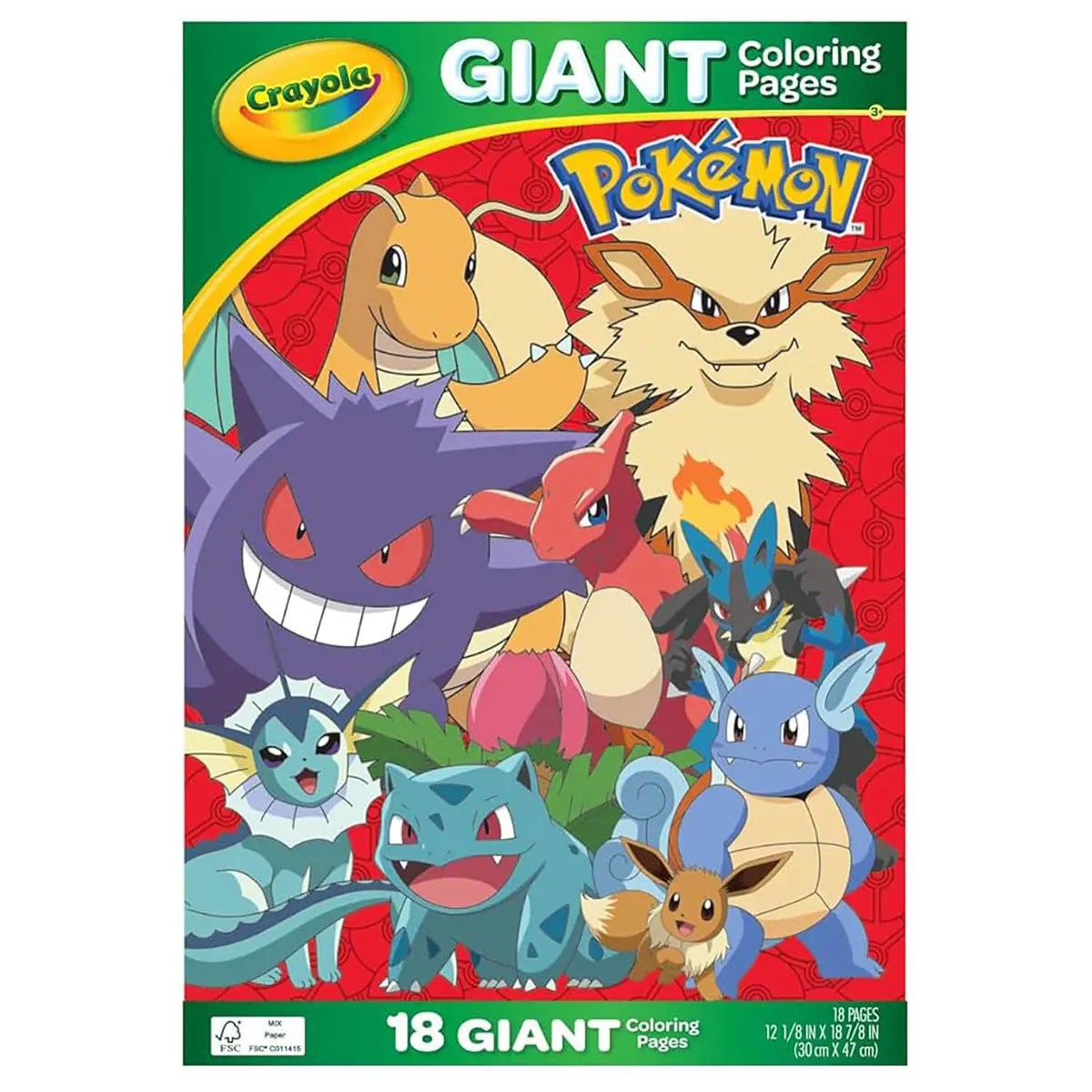 Crayola 18 Giant Colouring Pages Creative Wall Art 30 X 47Cm 4