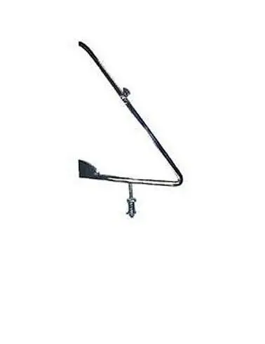 Vent Glass Frame, Right, Chrome, New, 68-72 Nova 1