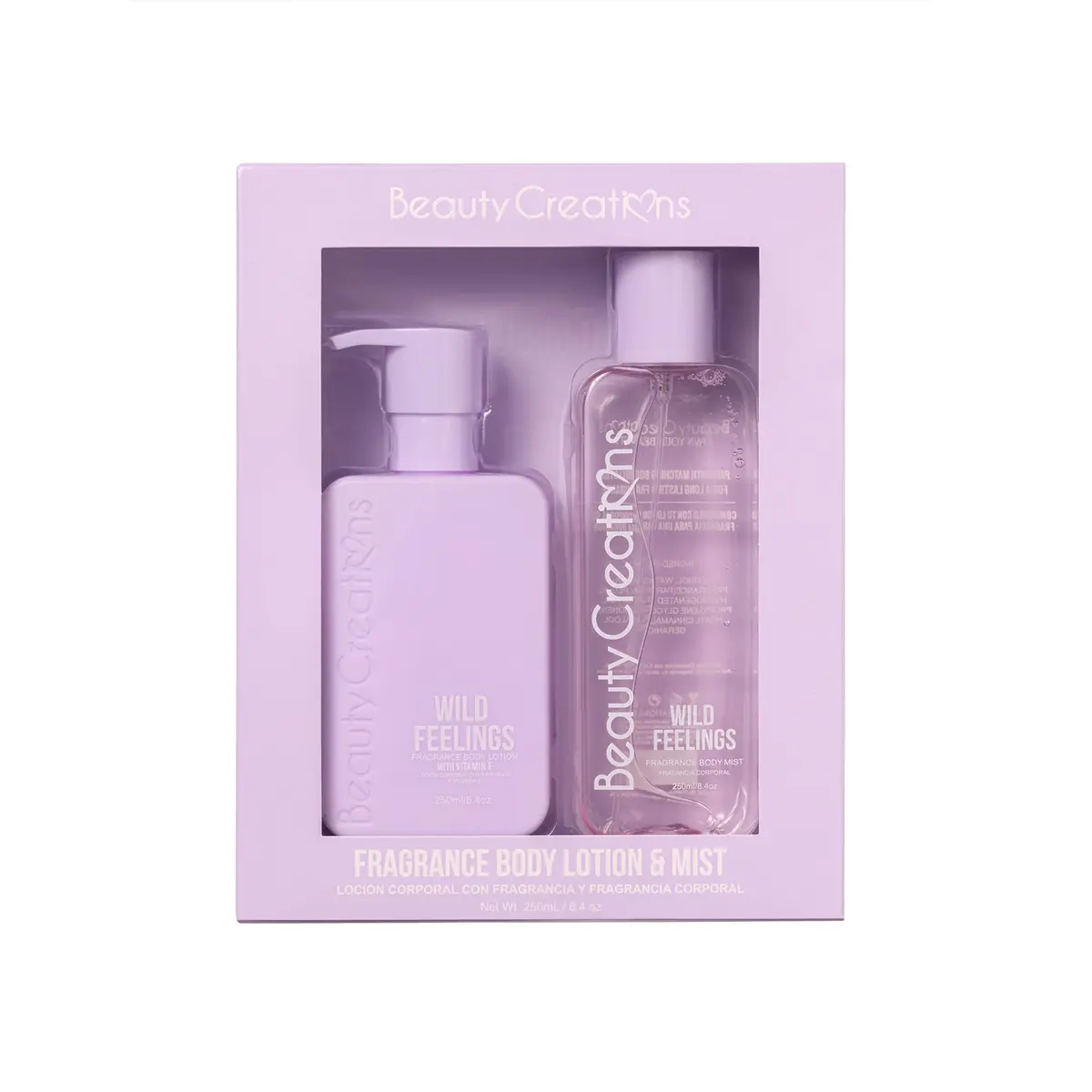 Set Body Mist Y Crema Corporal Wild Feelings - Beauty Creations 1