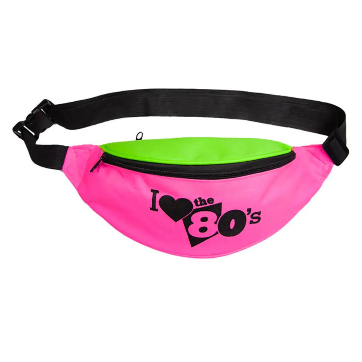 Bum Bag Slogan Design Festival 80S Travel Belt Fancy Dress 1
