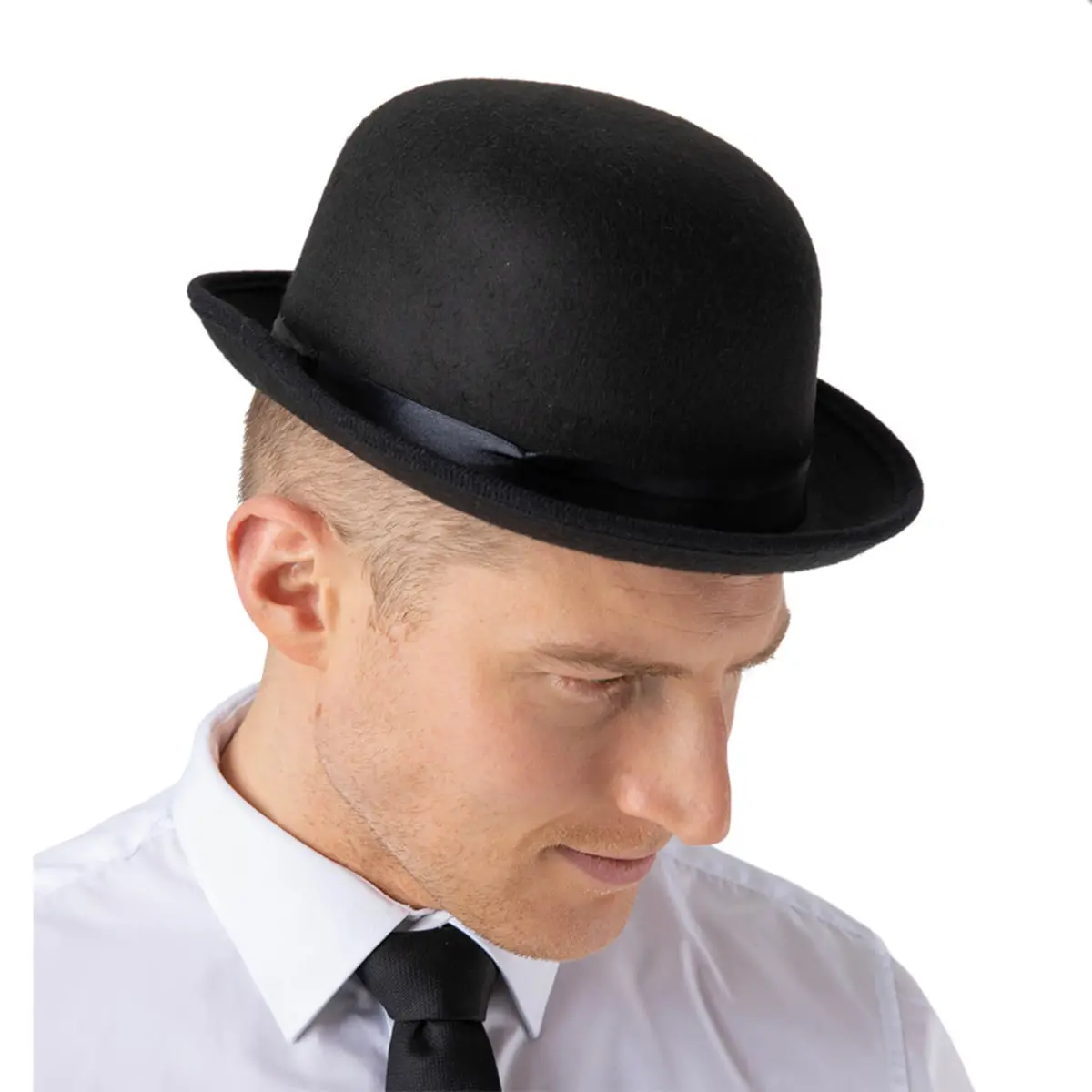 Bowler Hat Quality Indestructible City Gent Fancy Dress 1