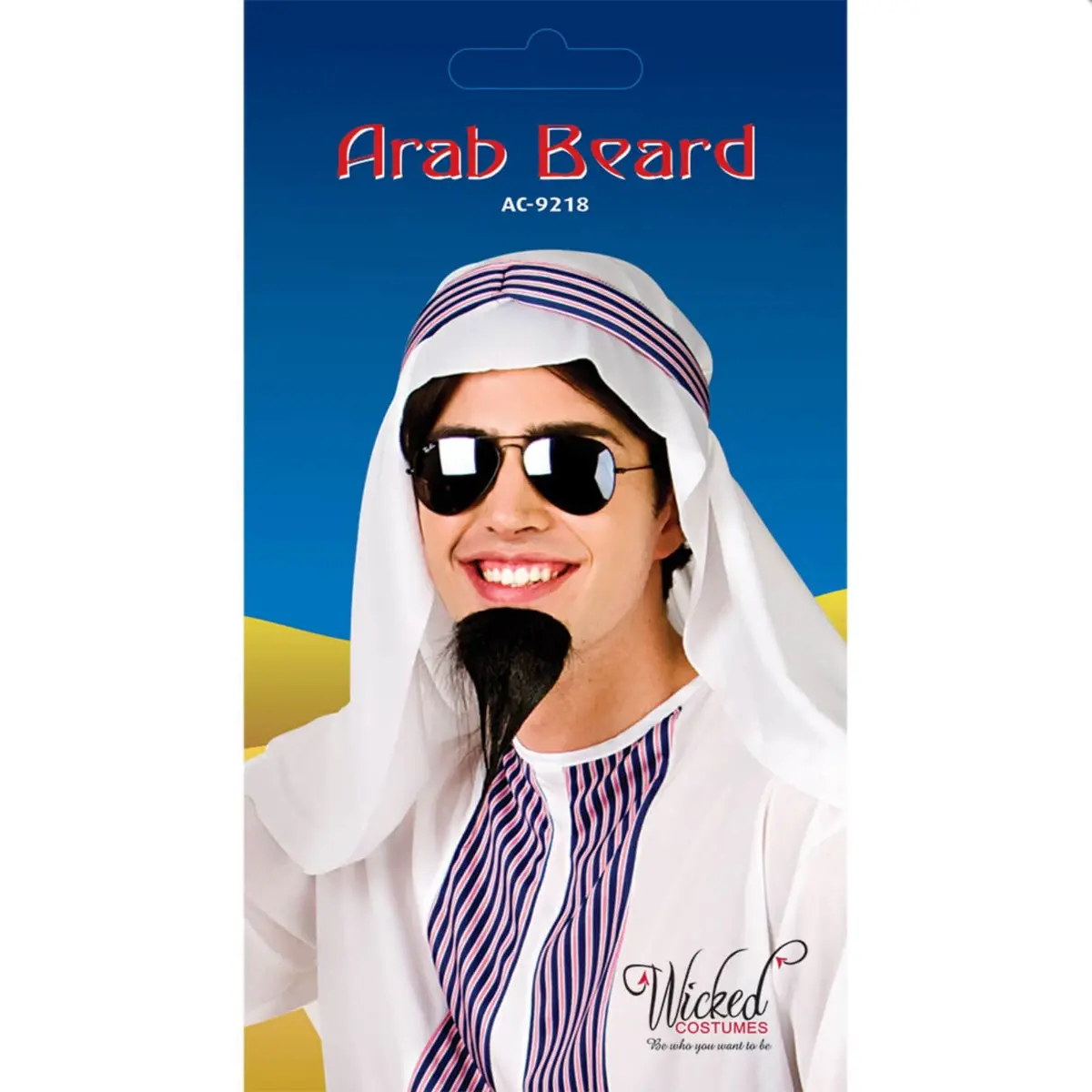 Arab Beard Black Middle East Oil Baron Arabian Sheik 1
