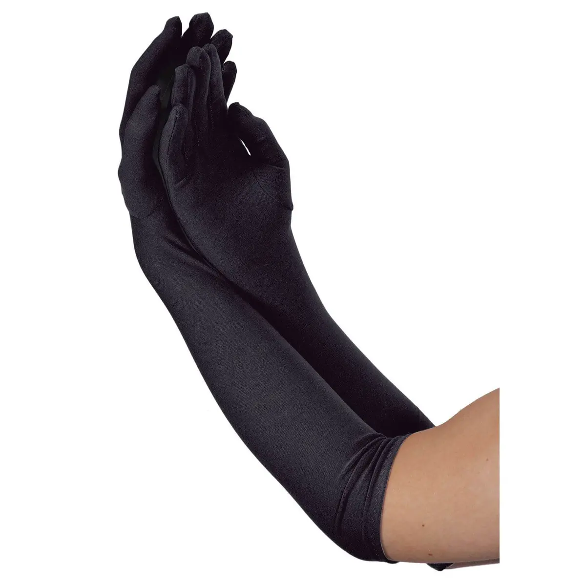 Womens Long Gloves Fancy Dress Flapper Burlesque Opera 1