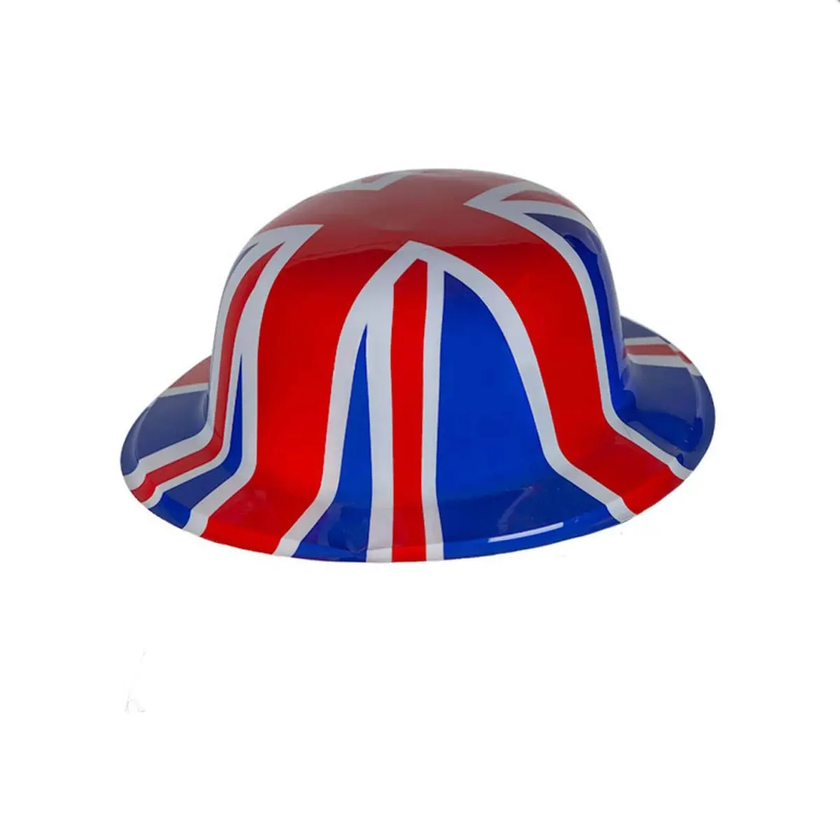 G.B Bowler Hat Union Jack Flag Fancy Dress Royal Party 1