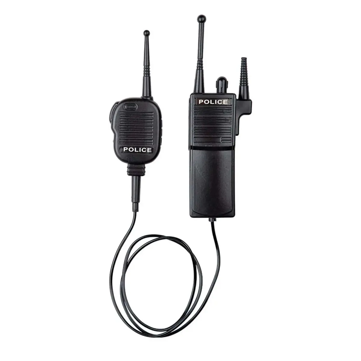 Police Radio Set Black Walkie Talkie Speaker Fancy Dress 1