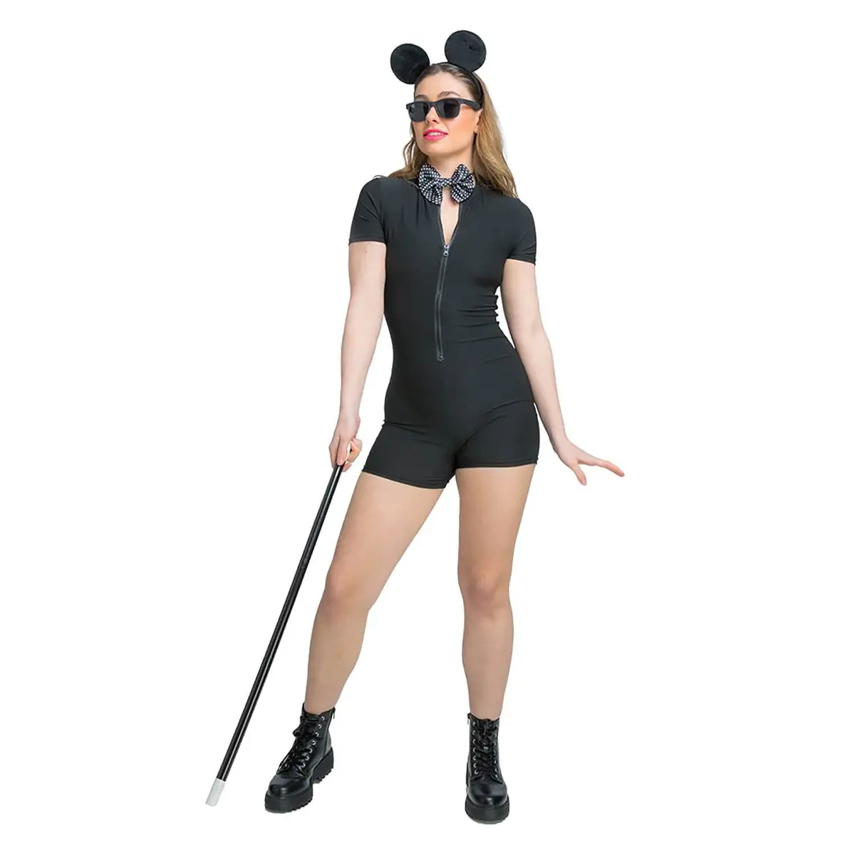 Blind Mice Set 4 Piece Mouse Ears Shades Bow Tie Cane Fancy Dress 1