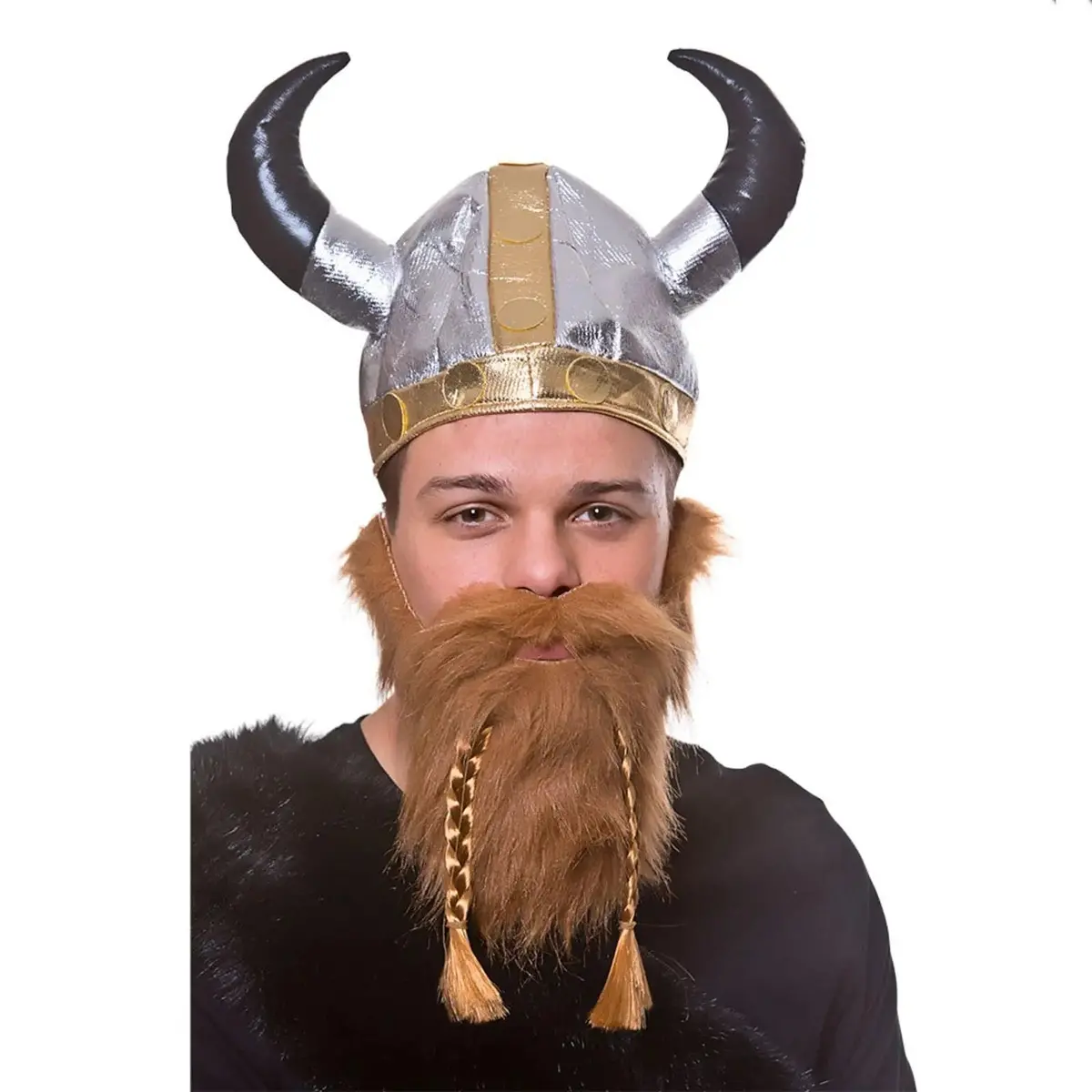Viking Beard With Braids Valhalla Durin King Fancy Dress 1