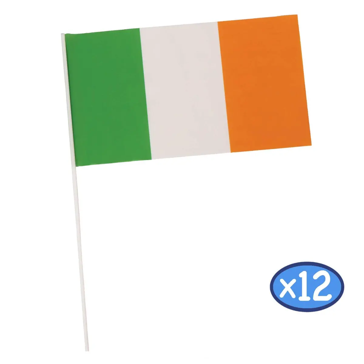 Pack Of 12 Hand Flags 30X17cm National Sports Royal Street Party 5