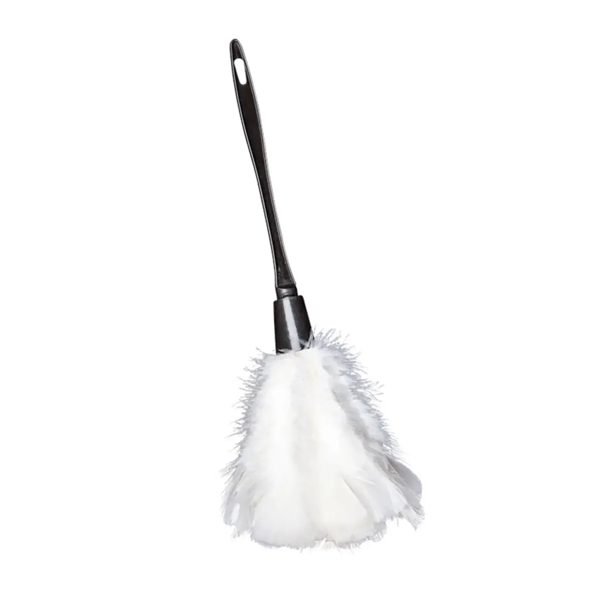 Maids Feather Duster White Fancy Dress Accessory 34Cm 1